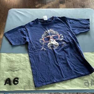 Port and Company Navy Blue Monkey Graphic Tee